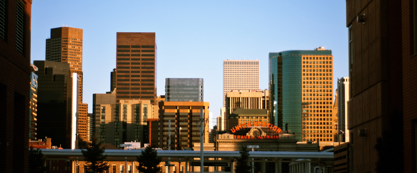 denver business buildings and union station