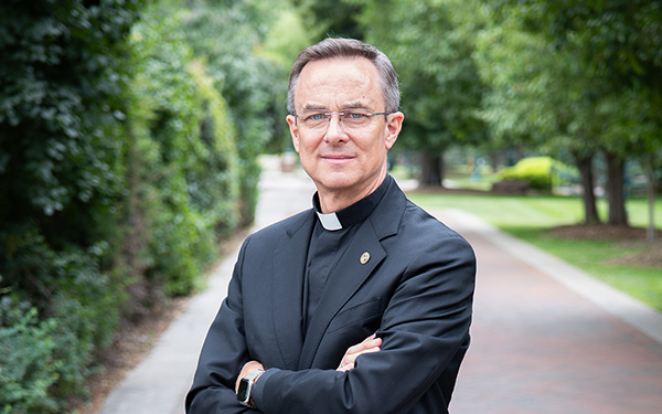 portrait of Rev. D. Scott Hendrickson, S.J., D.Phil.