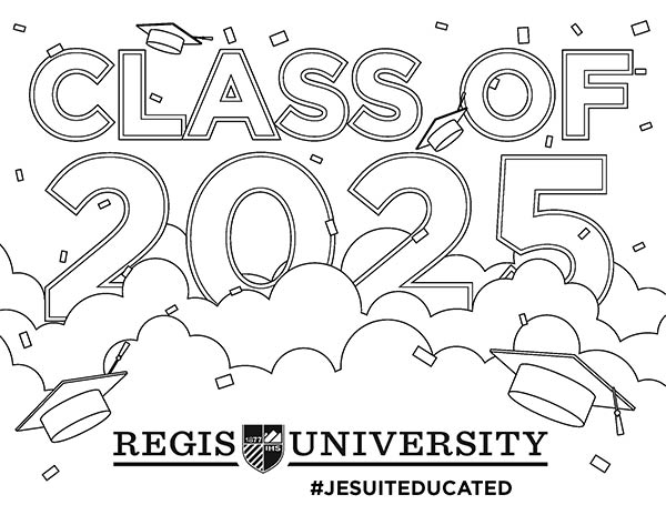 Class of 2025 Coloring page