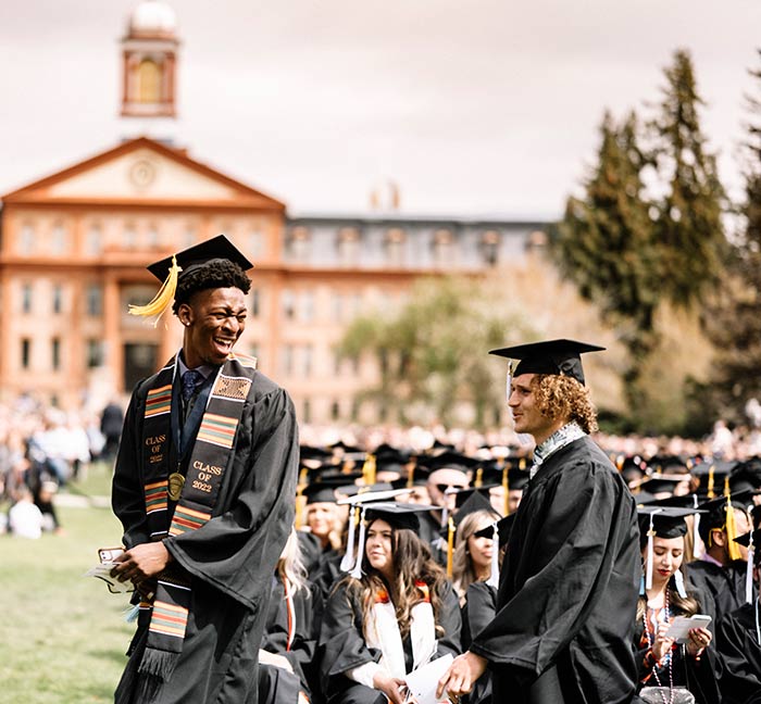 Joy of Regis University commencement 