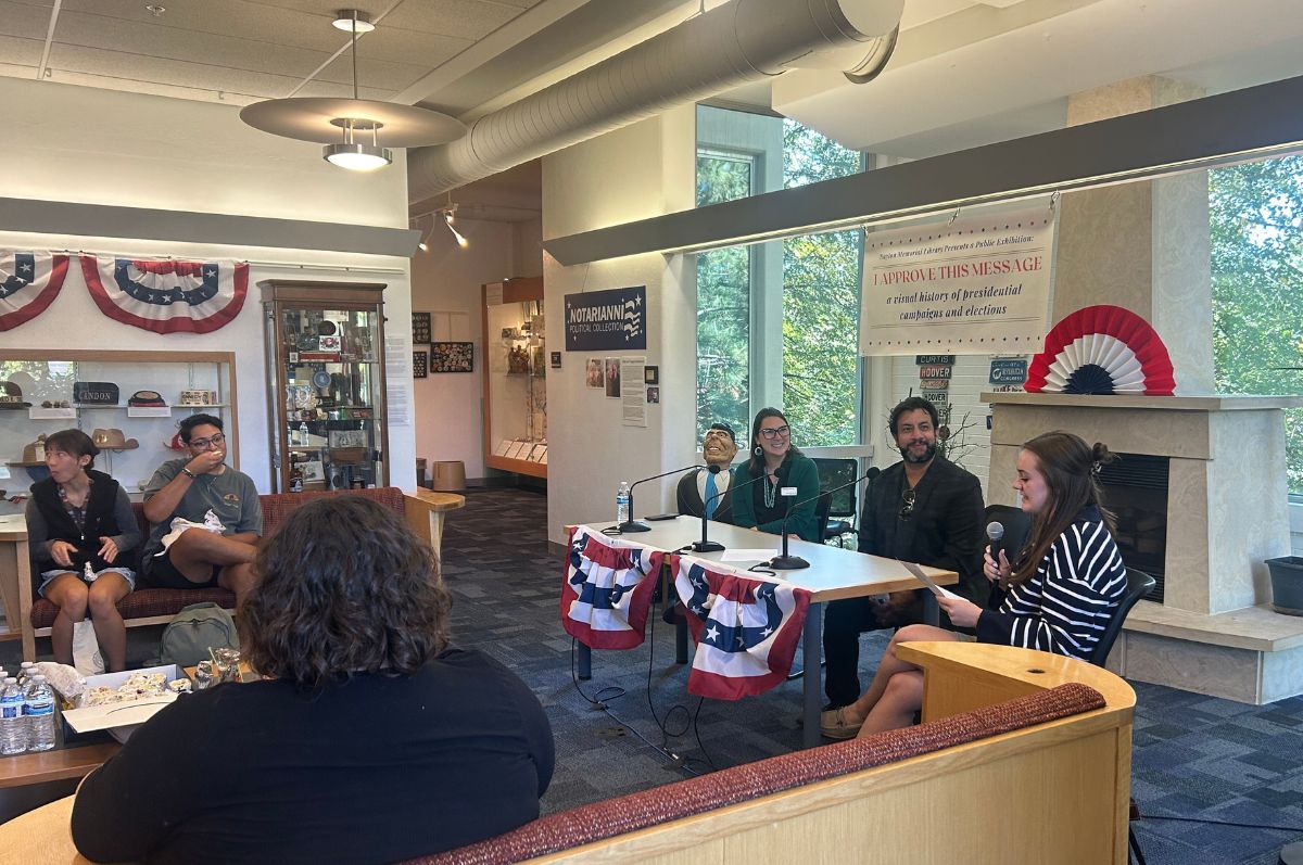 County Clerks Amanda Gonzalez and Paul D. López at the Day of Action event